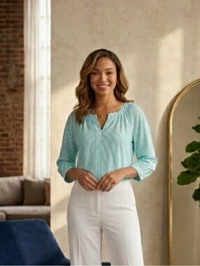 Lilly Pulitzer Women’s 100% Silk Moxy Blouse, Size XS